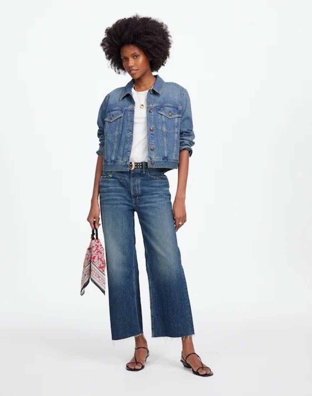 Madewell Low-Slung Baggy Crop Jeans NWT Size 26